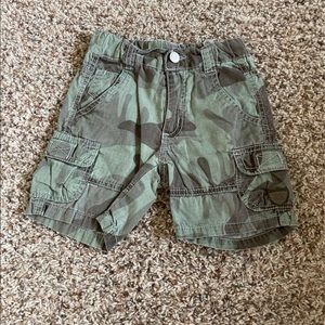 Little boys camo shorts